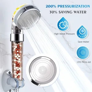 Filtered Handheld Shower Head with Mineral Beads – photo 2