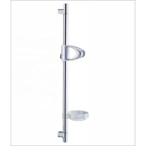 Chrome Shower Slide Bar with Soap Dish – photo 4
