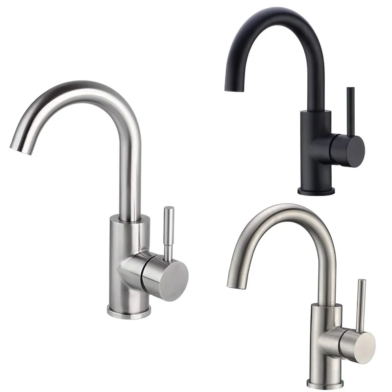 Brushed Gooseneck Bar and Prep Sink Faucet, Single Lever – photo 5