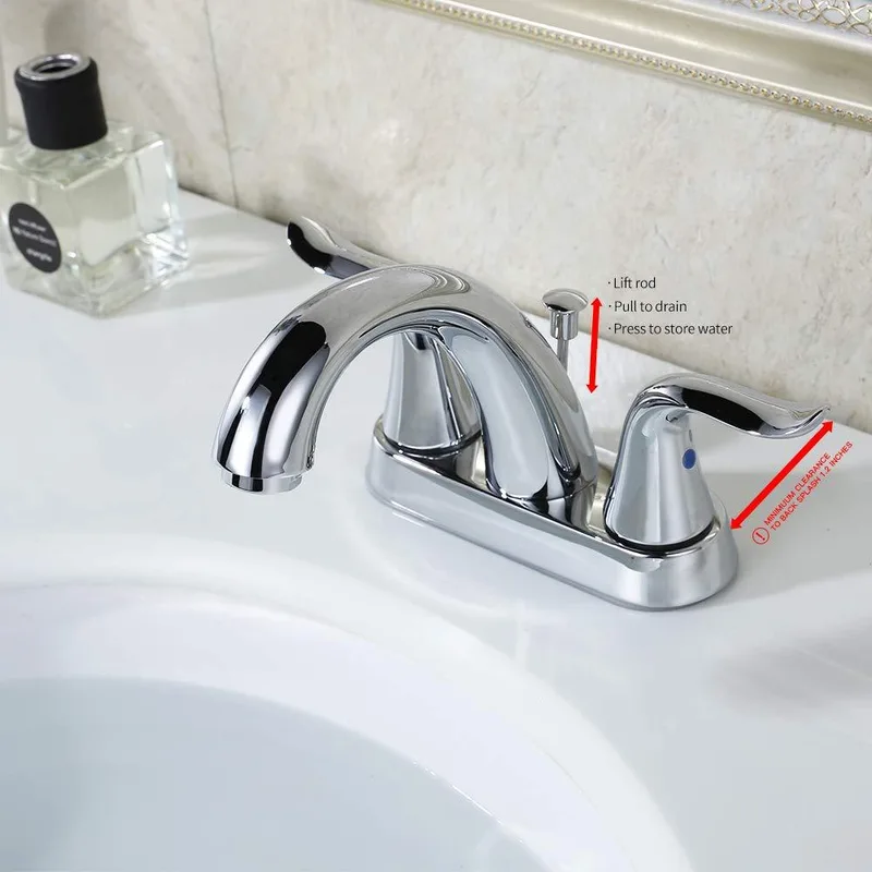 Oil-Rubbed Bronze Two-Handle Centerset Basin Faucet – photo 2