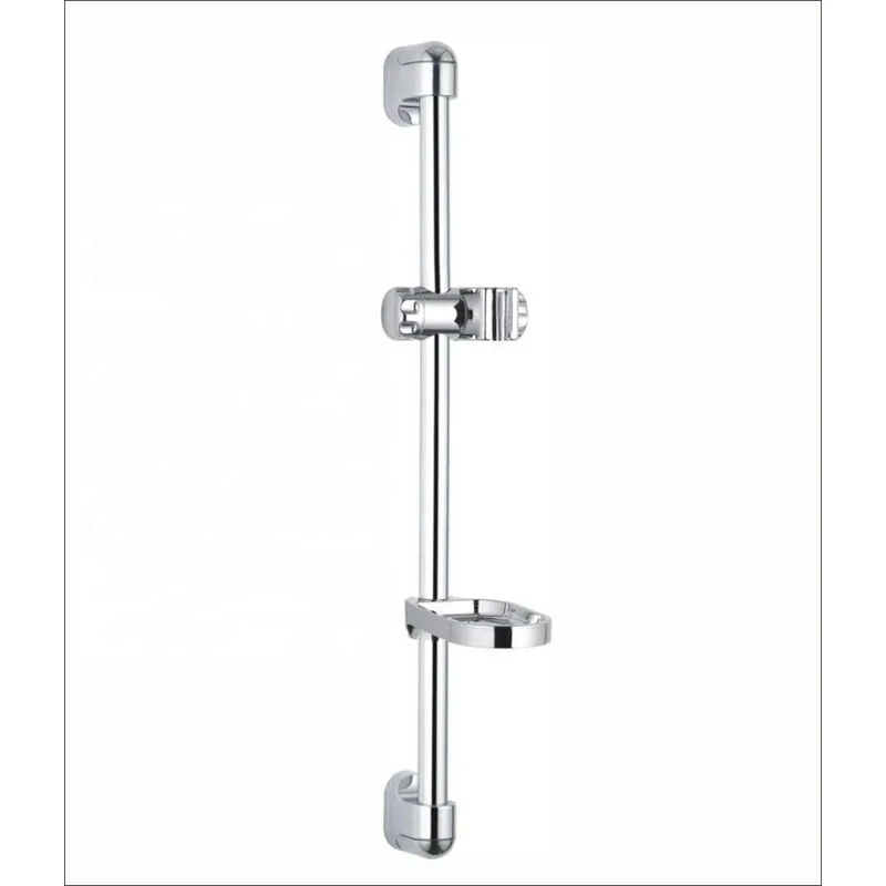 Chrome Shower Slide Bar with Soap Dish – photo 3
