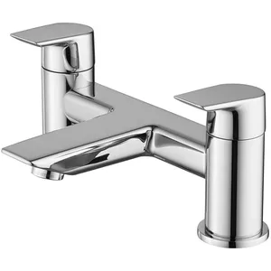 Deck-Mounted Waterfall Bath Filler with Single Lever – photo 5