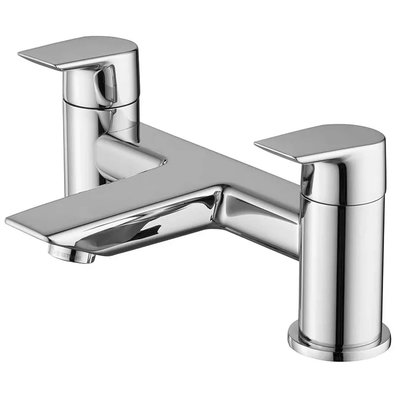 Deck-Mounted Waterfall Bath Filler with Single Lever – photo 5