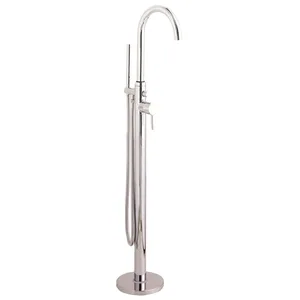 Freestanding Floor-Standing Bath Tap with Hand Shower
