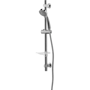 Shower Slide Bar with Clear Soap Dish – photo 3