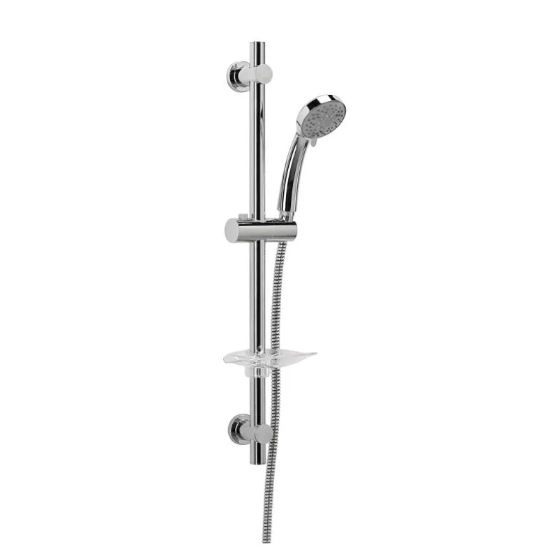 Shower Slide Bar with Clear Soap Dish – photo 2