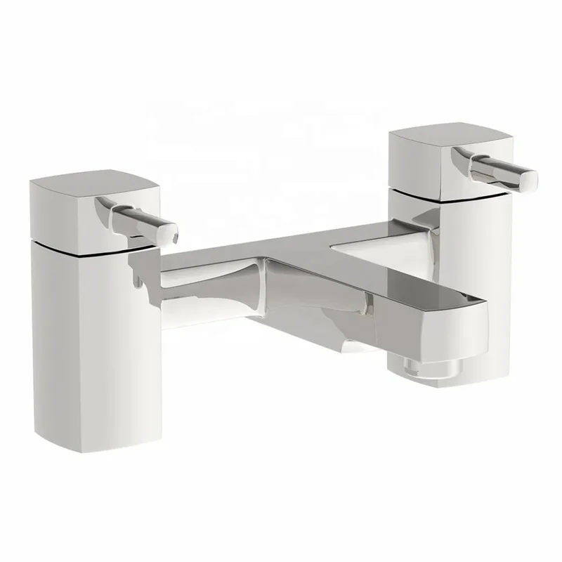 Square Waterfall Bath Filler with Block Handles – photo 3