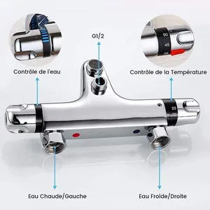 Deck-Mounted Bath Shower Mixer with Hand Shower – photo 4