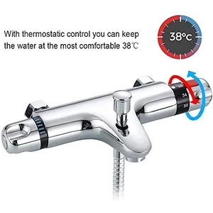 Deck-Mounted Bath Shower Mixer with Hand Shower – photo 5